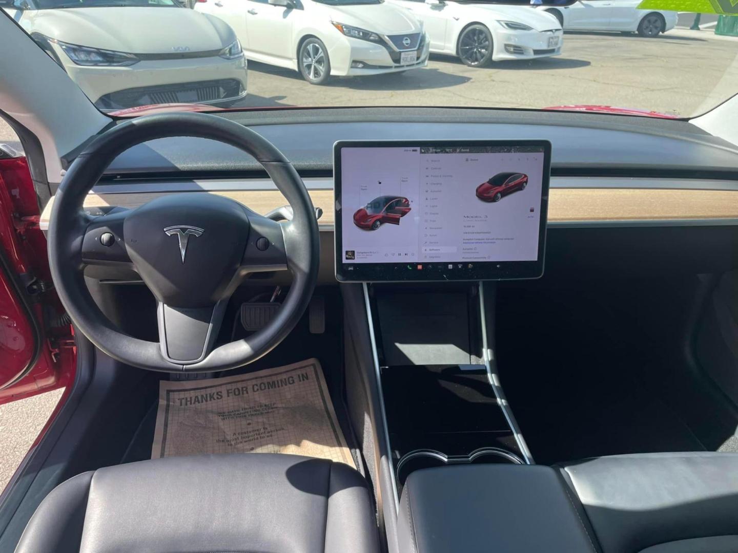 2019 WHITE /Black Tesla Model 3 (5YJ3E1EA2KF) , located at 722 E Miner Ave, Stockton, CA, 95202, (209) 871-6645, 37.956711, -121.282310 - PLUS TAXES AND FEES - Photo#5