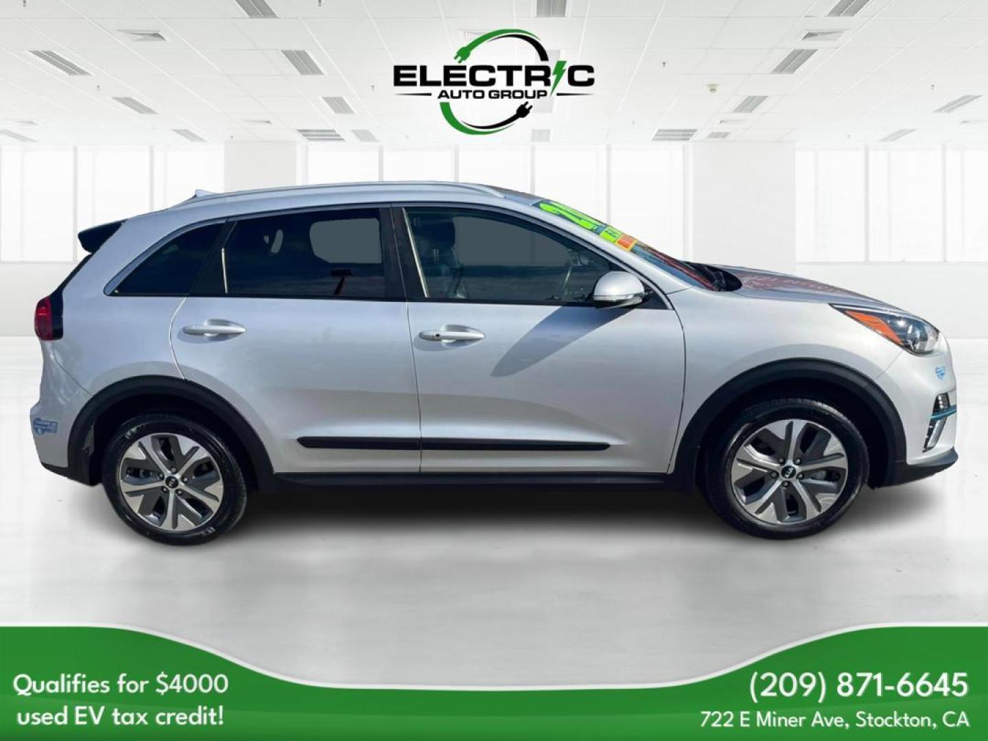 2020 SILVER /BLACK Kia Niro EV (KNDCC3LG3L5) , located at 722 E Miner Ave, Stockton, CA, 95202, (209) 871-6645, 37.956711, -121.282310 - PLUS TAXES AND FEES - Photo#7