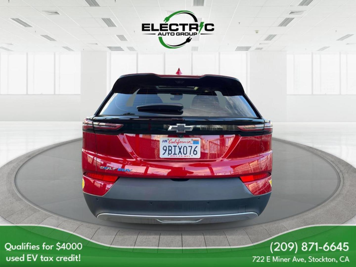 BURGUNDY /BLUE Chevrolet Bolt EV (1G1FZ6S06N4) , located at 722 E Miner Ave, Stockton, CA, 95202, (209) 871-6645, 37.956711, -121.282310 - PLUS TAXES AND FEES - Photo#4