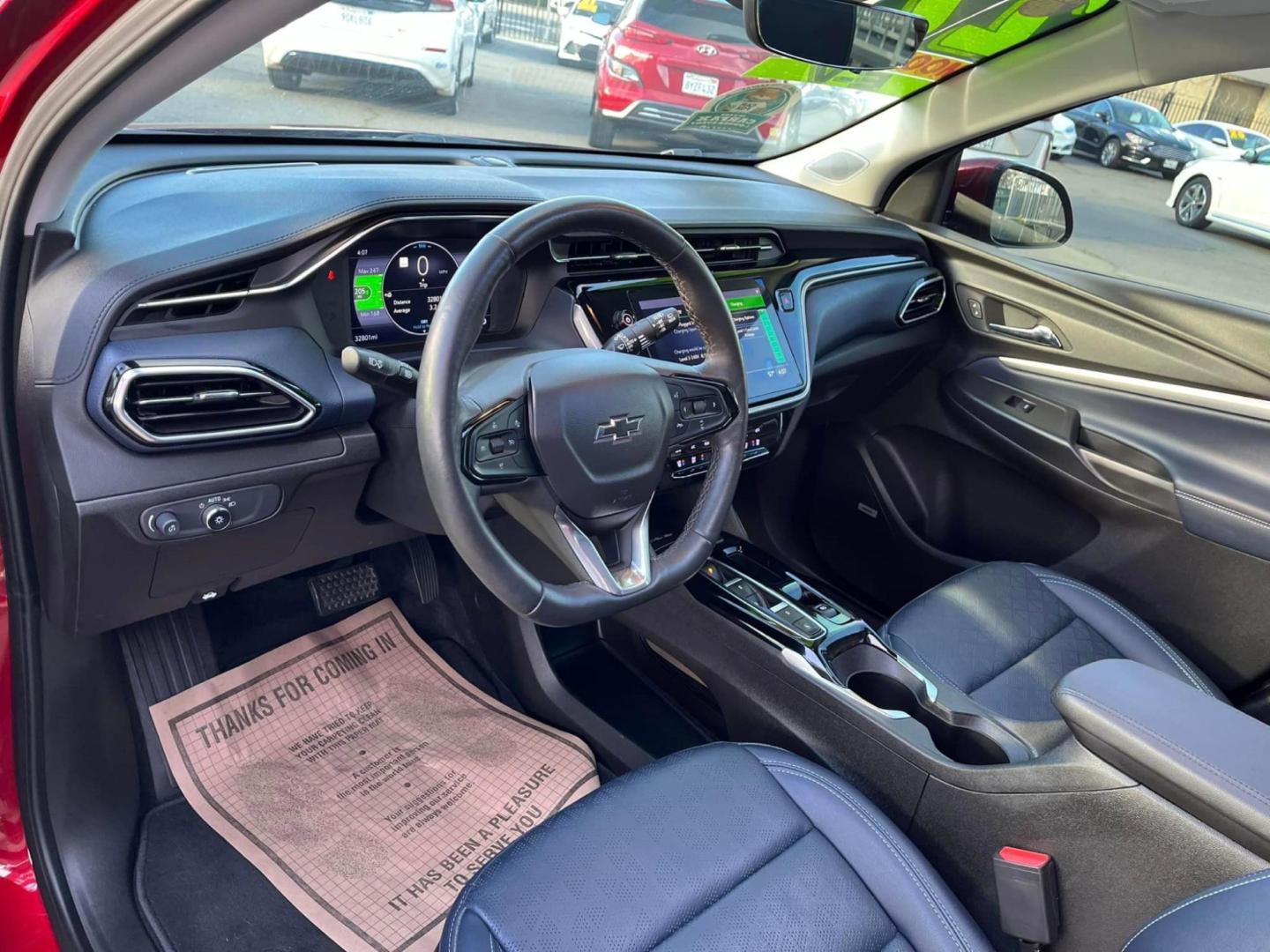 BURGUNDY /BLUE Chevrolet Bolt EV (1G1FZ6S06N4) , located at 722 E Miner Ave, Stockton, CA, 95202, (209) 871-6645, 37.956711, -121.282310 - PLUS TAXES AND FEES - Photo#8