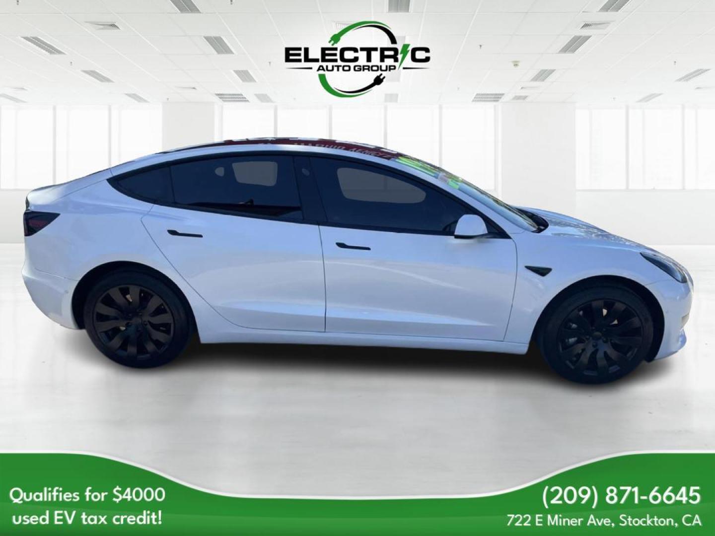 2019 WHITE Tesla Model 3 Base (5YJ3E1EA3KF) with an ELECTRIC engine, 1A transmission, located at 722 E Miner Ave, Stockton, CA, 95202, (209) 871-6645, 37.956711, -121.282310 - PLUS TAXES AND FEES - Photo#5