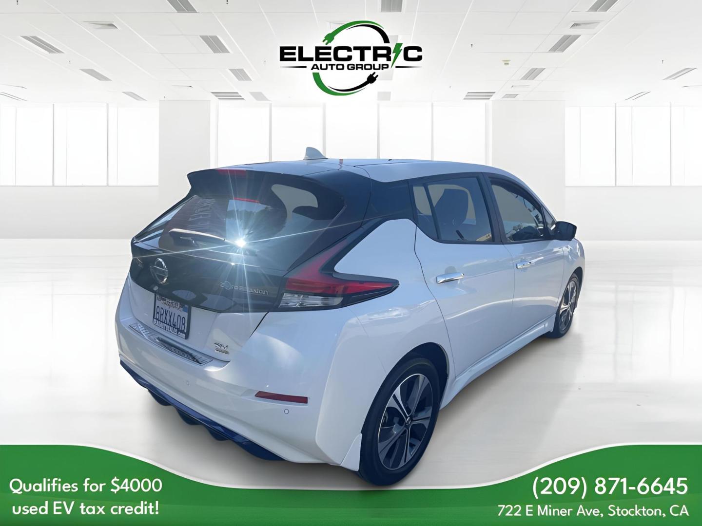 2020 Nissan Leaf SV Plus (1N4BZ1CP4LC) with an ELECTRIC engine, CVT transmission, located at 722 E Miner Ave, Stockton, CA, 95202, (209) 871-6645, 37.956711, -121.282310 - PLUS TAXES AND FEES - Photo#5