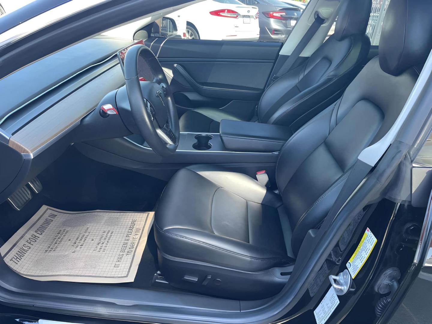 2019 BLACK /BLACK Tesla Model 3 Base (5YJ3E1EAXKF) with an ELECTRIC engine, 1A transmission, located at 722 E Miner Ave, Stockton, CA, 95202, (209) 871-6645, 37.956711, -121.282310 - PLUS TAXES AND FEES - Photo#8