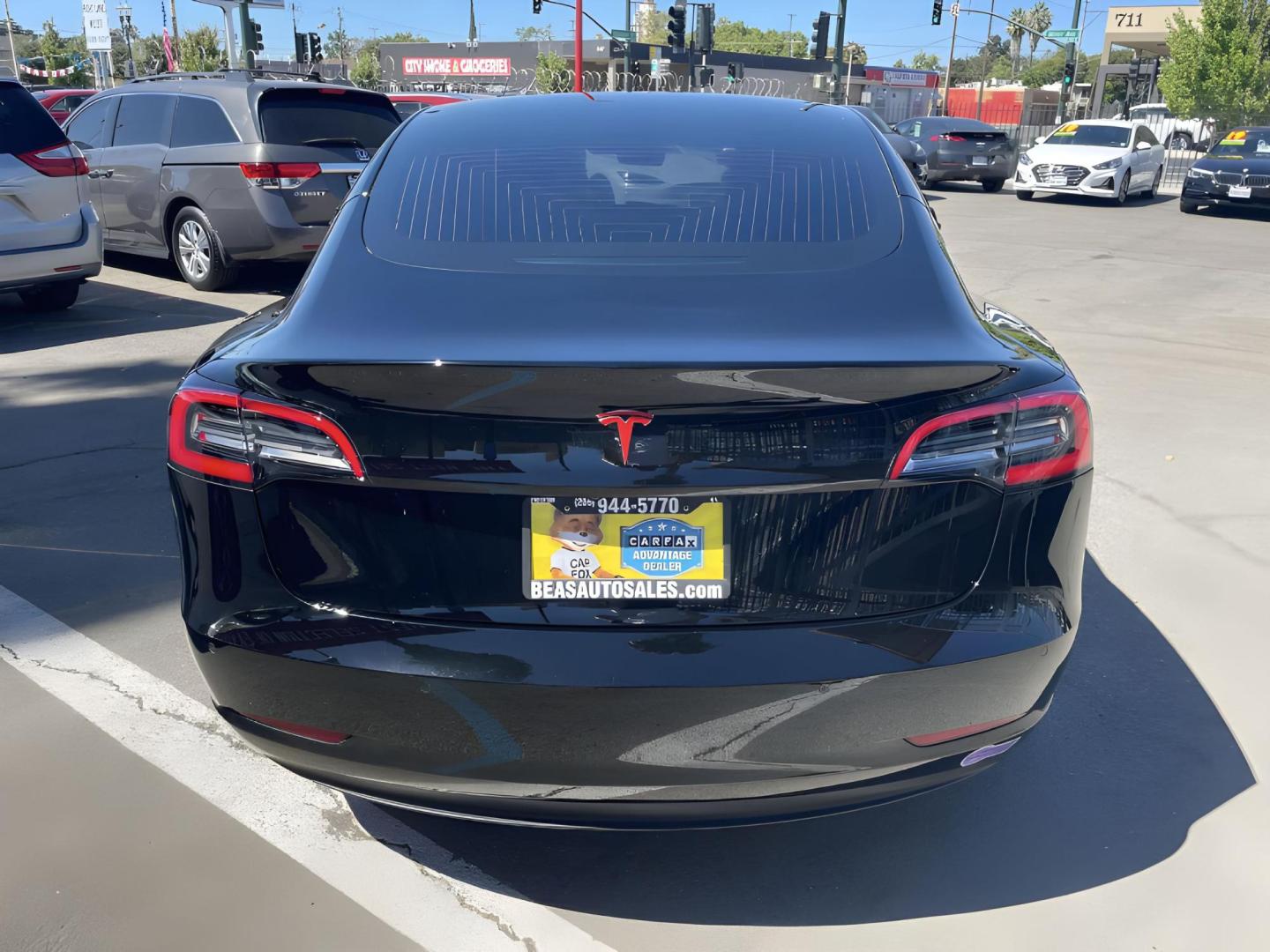 2019 BLACK /BLACK Tesla Model 3 Base (5YJ3E1EAXKF) with an ELECTRIC engine, 1A transmission, located at 722 E Miner Ave, Stockton, CA, 95202, (209) 871-6645, 37.956711, -121.282310 - PLUS TAXES AND FEES - Photo#11