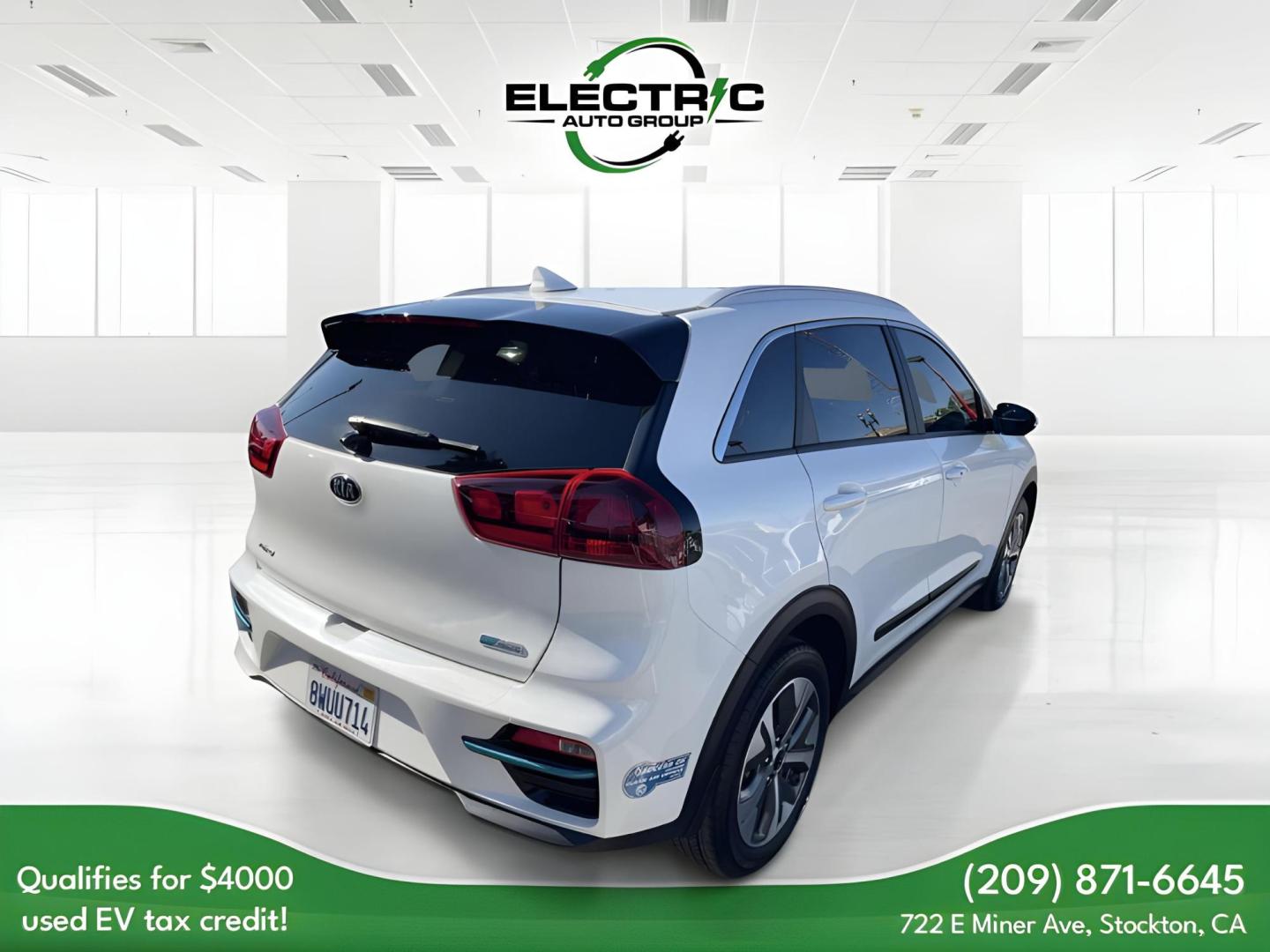 2021 WHITE Kia Niro EV EX (KNDCC3LG2M5) , 6A transmission, located at 722 E Miner Ave, Stockton, CA, 95202, (209) 871-6645, 37.956711, -121.282310 - PLUS TAXES AND FEES - Photo#6