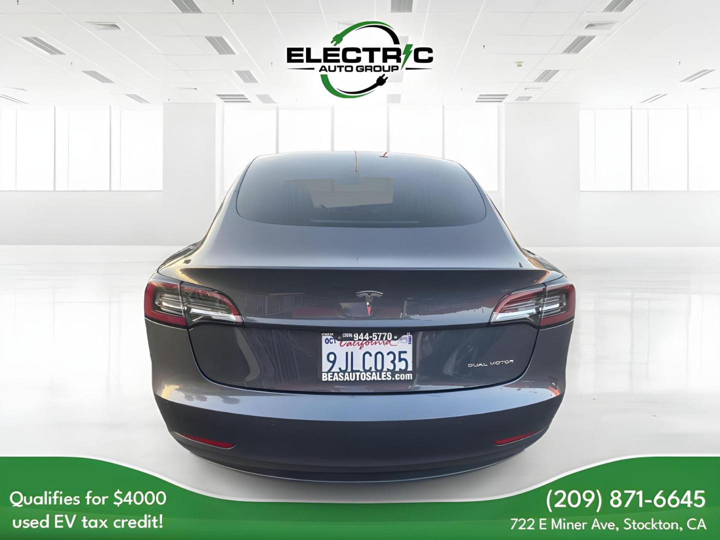 2019 Tesla Model 3 Base (5YJ3E1EBXKF) with an ELECTRIC engine, 1A transmission, located at 722 E Miner Ave, Stockton, CA, 95202, (209) 871-6645, 37.956711, -121.282310 - PLUS TAXES AND FEES - Photo#5