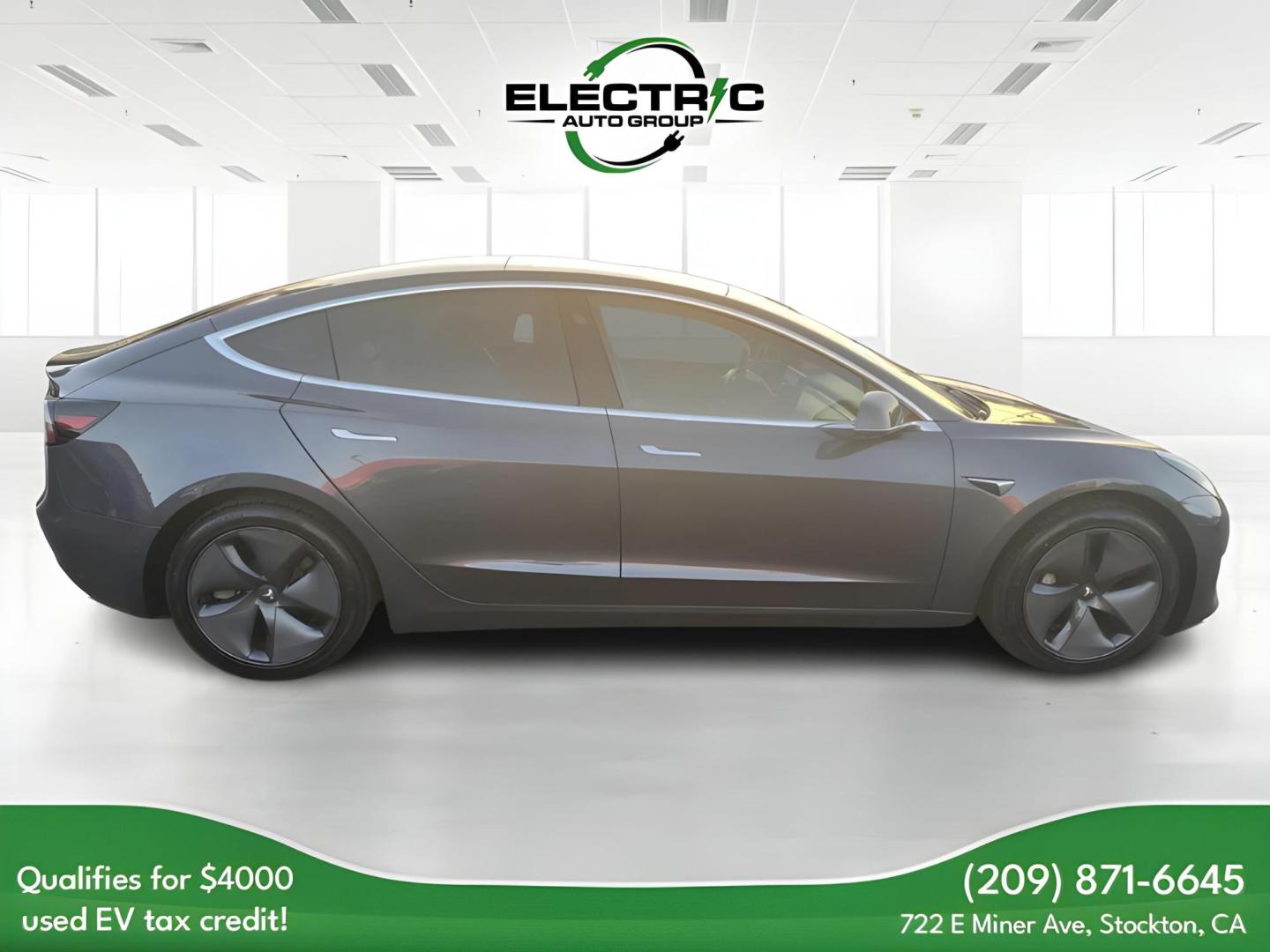 2019 Tesla Model 3 Base (5YJ3E1EBXKF) with an ELECTRIC engine, 1A transmission, located at 722 E Miner Ave, Stockton, CA, 95202, (209) 871-6645, 37.956711, -121.282310 - PLUS TAXES AND FEES - Photo#7