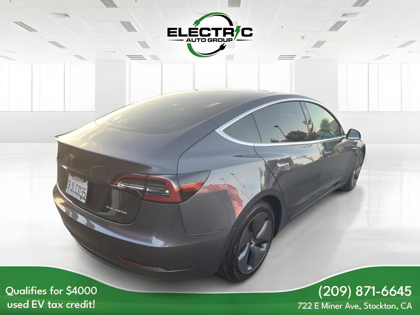 2019 Tesla Model 3 Base (5YJ3E1EBXKF) with an ELECTRIC engine, 1A transmission, located at 722 E Miner Ave, Stockton, CA, 95202, (209) 871-6645, 37.956711, -121.282310 - PLUS TAXES AND FEES - Photo#6