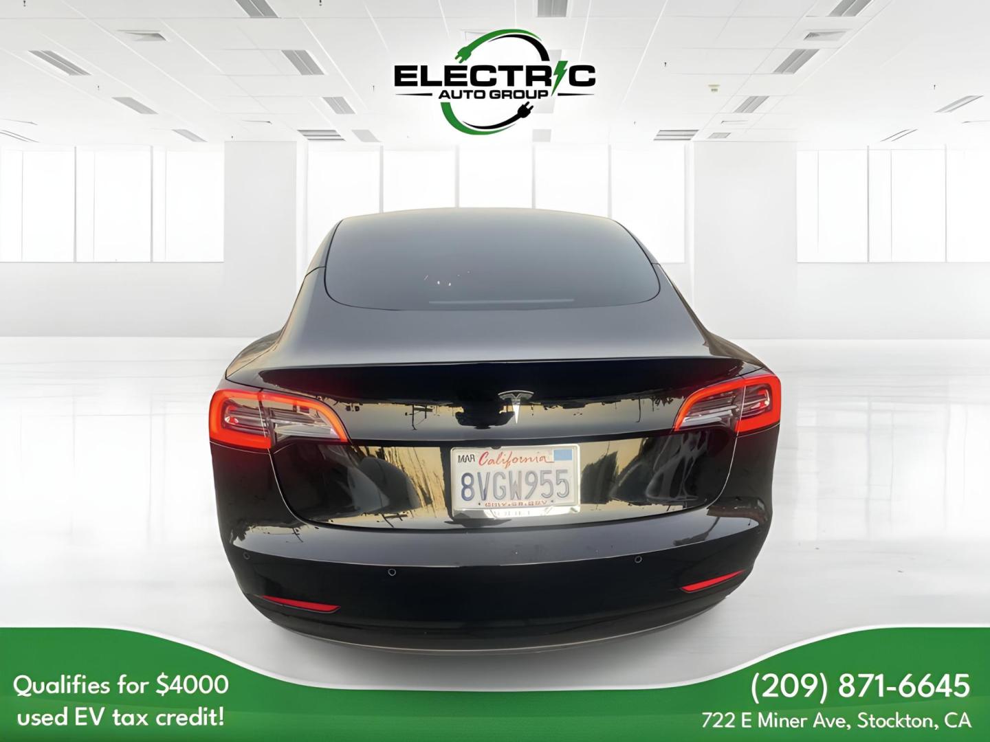 2021 BLACK Tesla Model 3 Standard Range Plus (5YJ3E1EA0MF) with an ELECTRIC engine, 1A transmission, located at 722 E Miner Ave, Stockton, CA, 95202, (209) 871-6645, 37.956711, -121.282310 - PLUS TAXES AND FEES - Photo#5