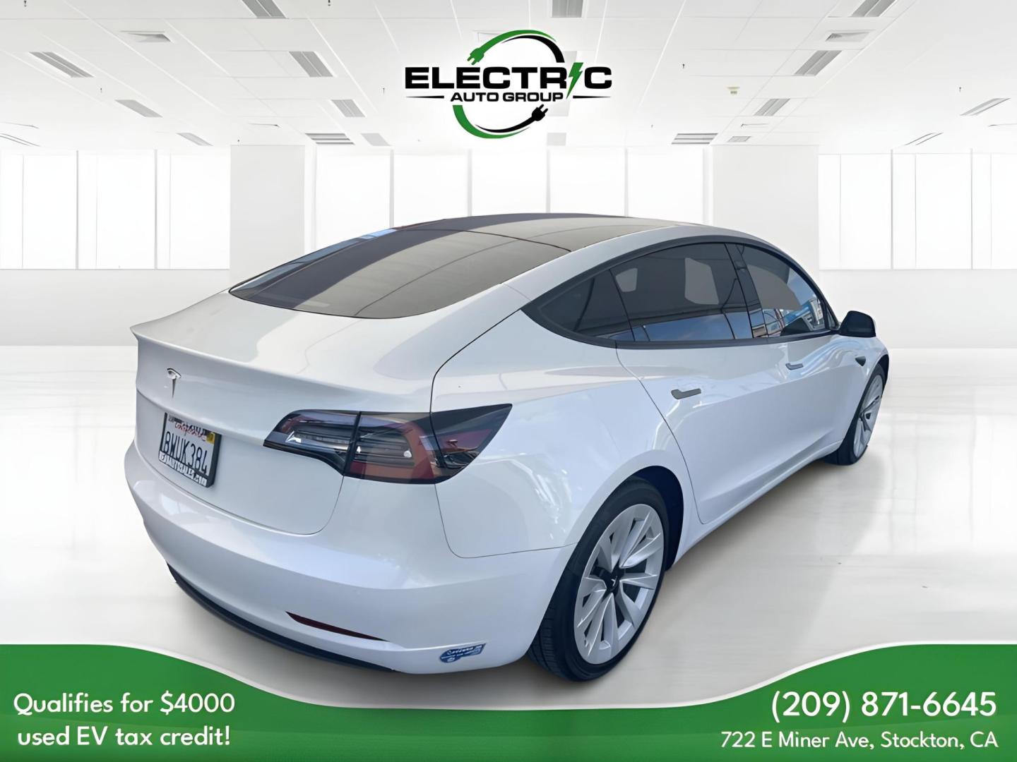 2021 Tesla Model 3 Standard Range Plus (5YJ3E1EA9MF) with an ELECTRIC engine, 1A transmission, located at 722 E Miner Ave, Stockton, CA, 95202, (209) 871-6645, 37.956711, -121.282310 - PLUS TAXES AND FEES - Photo#6