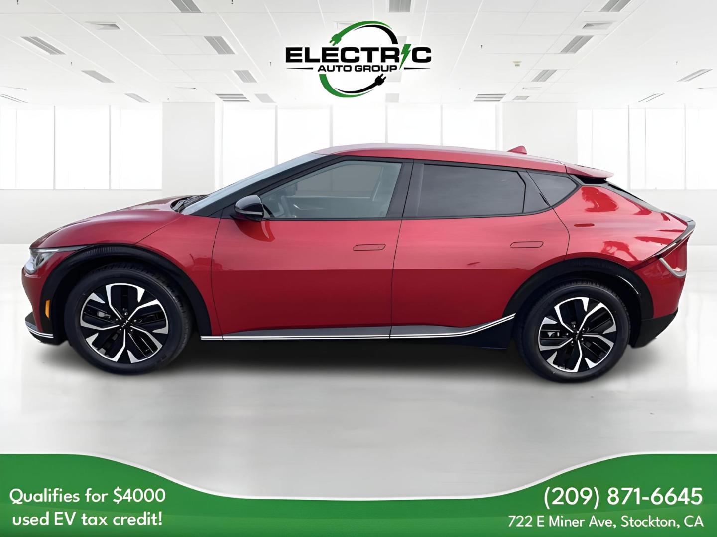 2022 RED Kia EV6 GT-Line (KNDC34LA6N5) , located at 722 E Miner Ave, Stockton, CA, 95202, (209) 871-6645, 37.956711, -121.282310 - PLUS TAXES AND FEES - Photo#3