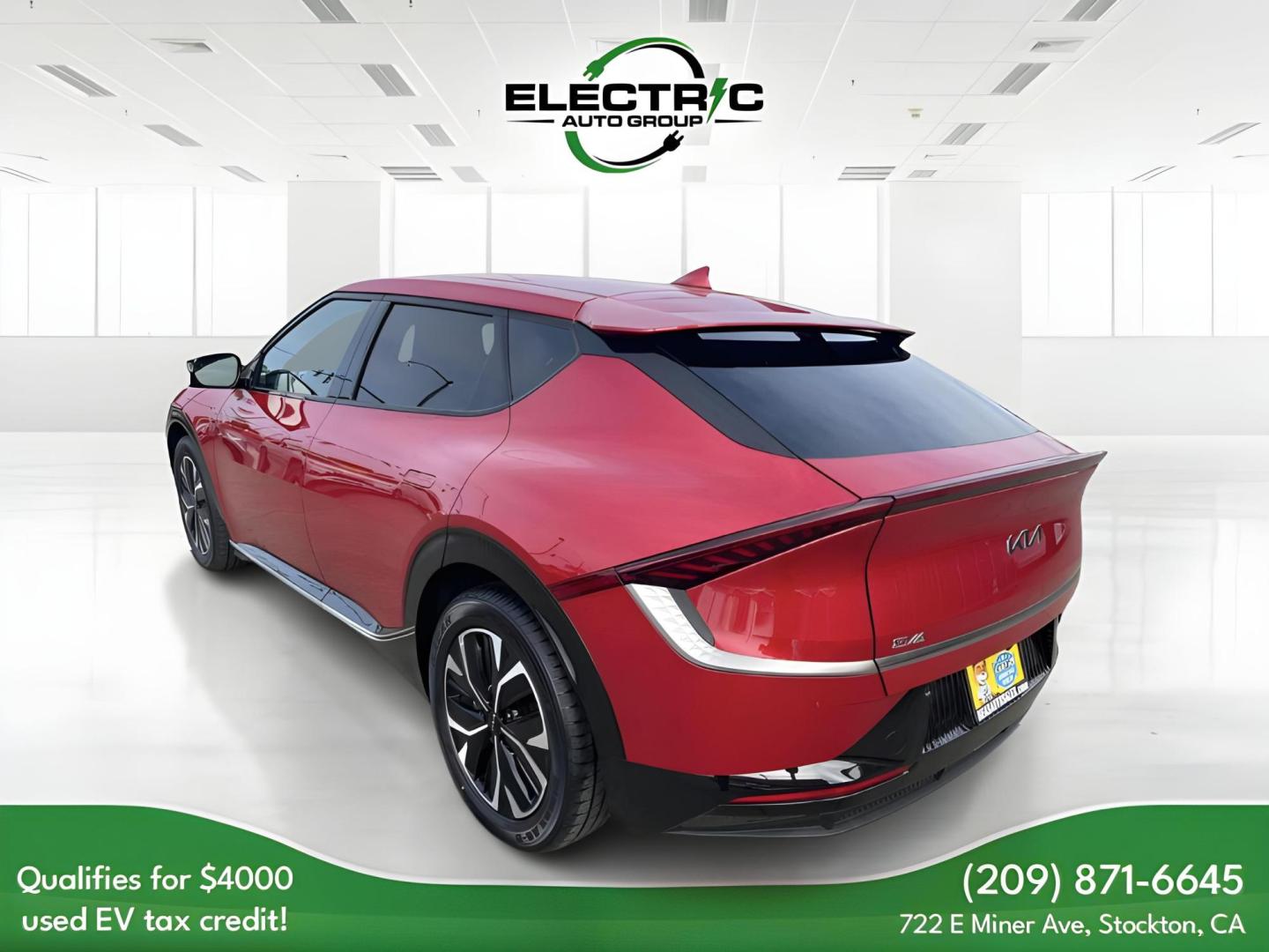 2022 RED Kia EV6 GT-Line (KNDC34LA6N5) , located at 722 E Miner Ave, Stockton, CA, 95202, (209) 871-6645, 37.956711, -121.282310 - PLUS TAXES AND FEES - Photo#4