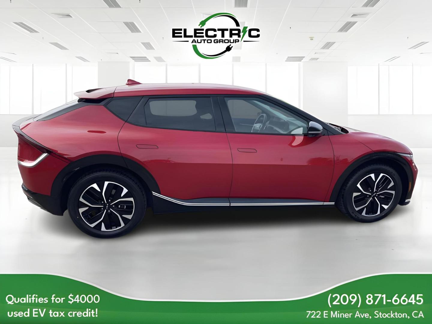 2022 RED Kia EV6 GT-Line (KNDC34LA6N5) , located at 722 E Miner Ave, Stockton, CA, 95202, (209) 871-6645, 37.956711, -121.282310 - PLUS TAXES AND FEES - Photo#7