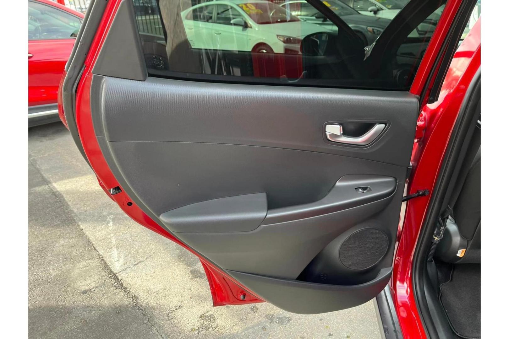 2022 RED /GRAY Hyundai Kona EV (KM8K23AG5NU) , located at 722 E Miner Ave, Stockton, CA, 95202, (209) 871-6645, 37.956711, -121.282310 - Up to $4,000 in Savings This vehicle may qualify for the Pre-Owned Clean Vehicle tax credit made available to taxpayers in the Inflation Reduction Act. For comprehensive details on the full range of eligibility requirements and to gain further insight into the Pre-Owned Clean Vehicle tax credit, w - Photo#7