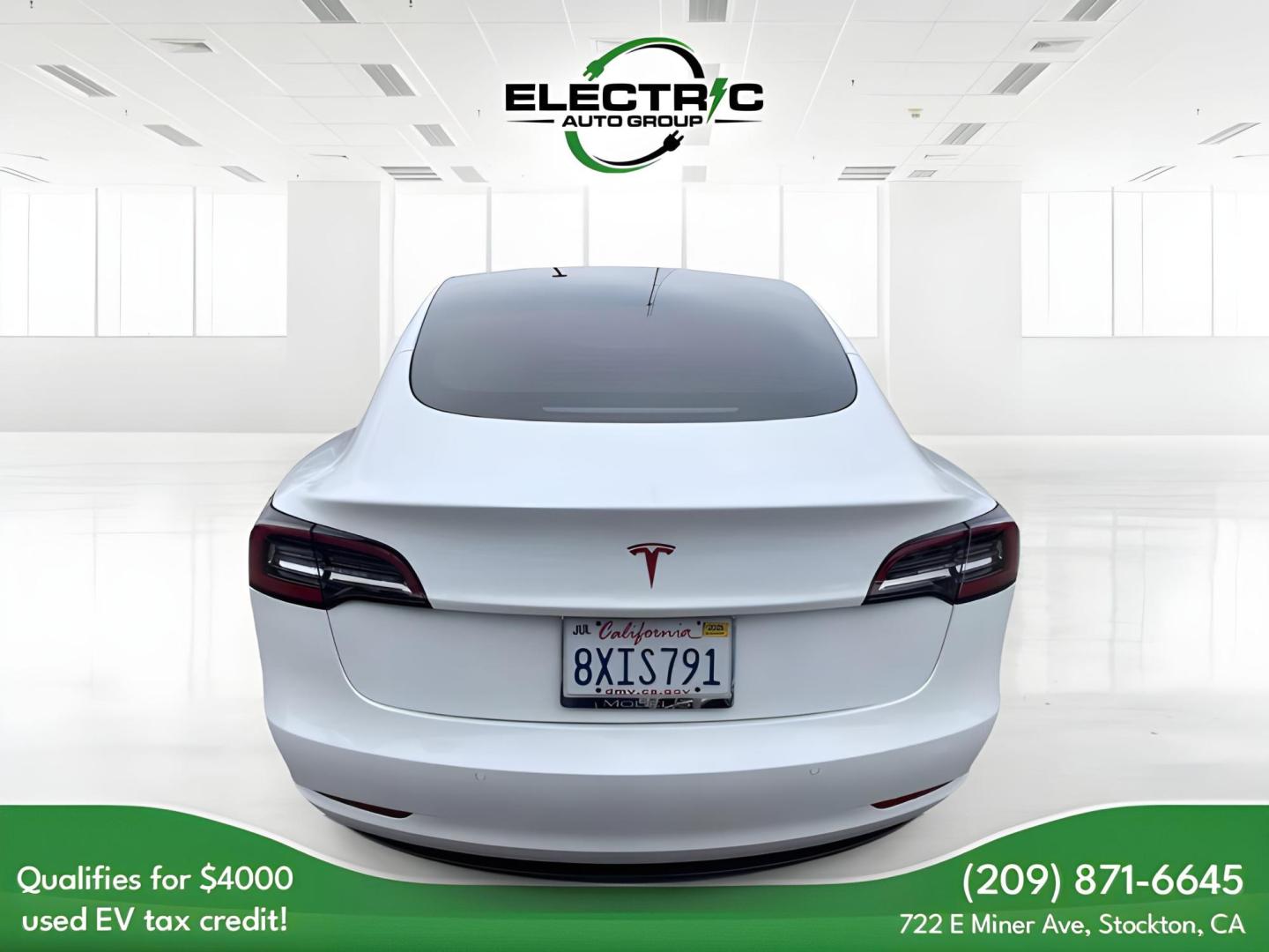 2021 WHITE Tesla Model 3 Standard Range Plus (5YJ3E1EA6MF) with an ELECTRIC engine, 1A transmission, located at 722 E Miner Ave, Stockton, CA, 95202, (209) 871-6645, 37.956711, -121.282310 - PLUS TAXES AND FEES - Photo#6