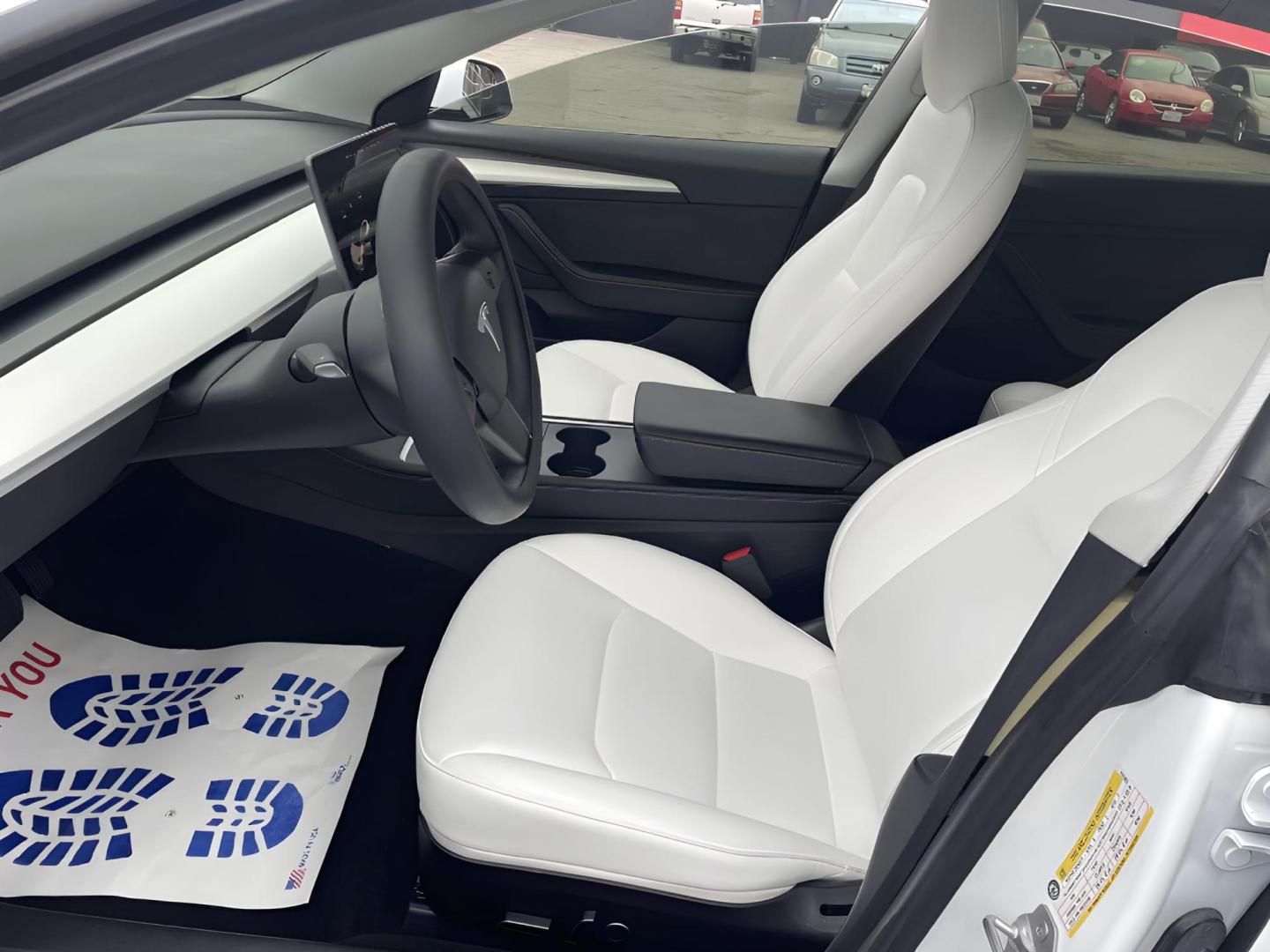 2021 WHITE Tesla Model 3 Standard Range Plus (5YJ3E1EA6MF) with an ELECTRIC engine, 1A transmission, located at 722 E Miner Ave, Stockton, CA, 95202, (209) 871-6645, 37.956711, -121.282310 - PLUS TAXES AND FEES - Photo#10