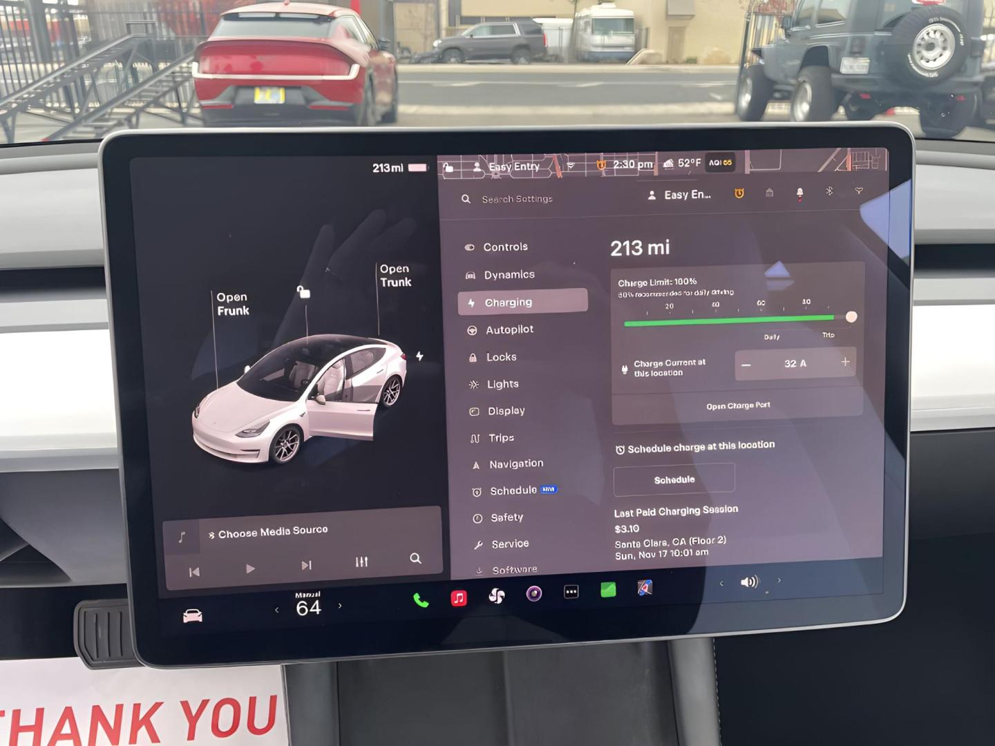 2021 WHITE Tesla Model 3 Standard Range Plus (5YJ3E1EA6MF) with an ELECTRIC engine, 1A transmission, located at 722 E Miner Ave, Stockton, CA, 95202, (209) 871-6645, 37.956711, -121.282310 - PLUS TAXES AND FEES - Photo#14