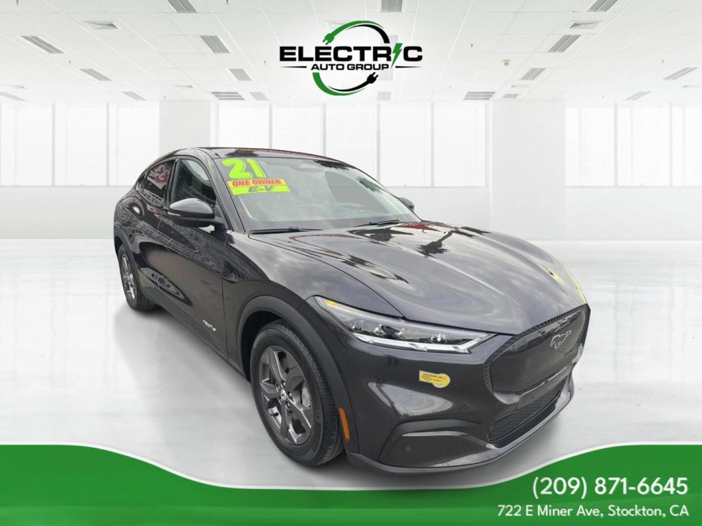 2021 Ford Mustang Mach-E Select (3FMTK1RM6MM) with an ELECTRIC engine, 1A transmission, located at 722 E Miner Ave, Stockton, CA, 95202, (209) 871-6645, 37.956711, -121.282310 - PLUS TAXES AND FEES NO CHARGER AVAILABE - Photo#0