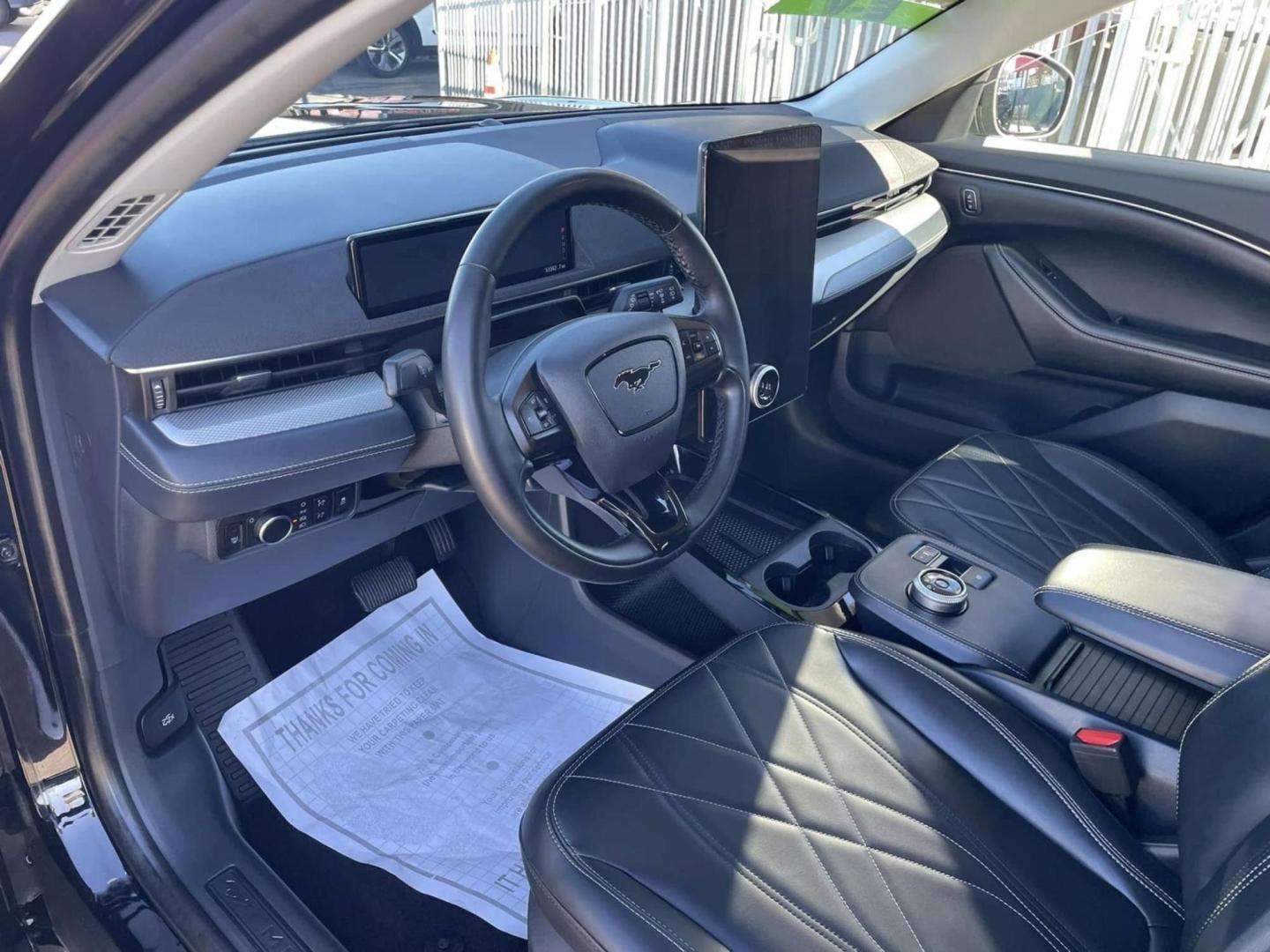 2023 BLACK Ford Mustang Mach-E Select (3FMTK1RM6PM) with an ELECTRIC engine, 1A transmission, located at 722 E Miner Ave, Stockton, CA, 95202, (209) 871-6645, 37.956711, -121.282310 - PLUS TAXES AND FEES NO CHARGER AVAILABE - Photo#8