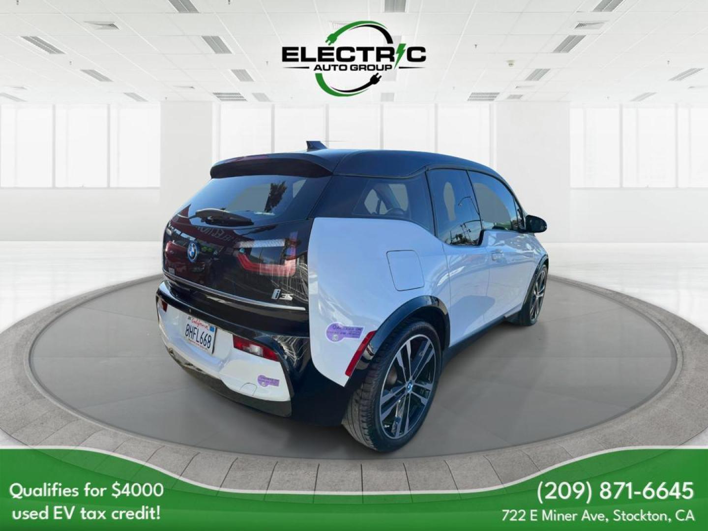 2019 WHITE /GRAY BMW i3 s (WBY8P6C59KV) with an ELECTRIC engine, CVT transmission, located at 722 E Miner Ave, Stockton, CA, 95202, (209) 871-6645, 37.956711, -121.282310 - Up to $4,000 in Savings This vehicle may qualify for the Pre-Owned Clean Vehicle tax credit made available to taxpayers in the Inflation Reduction Act. For comprehensive details on the full range of eligibility requirements and to gain further insight into the Pre-Owned Clean Vehicle tax credit, w - Photo#4