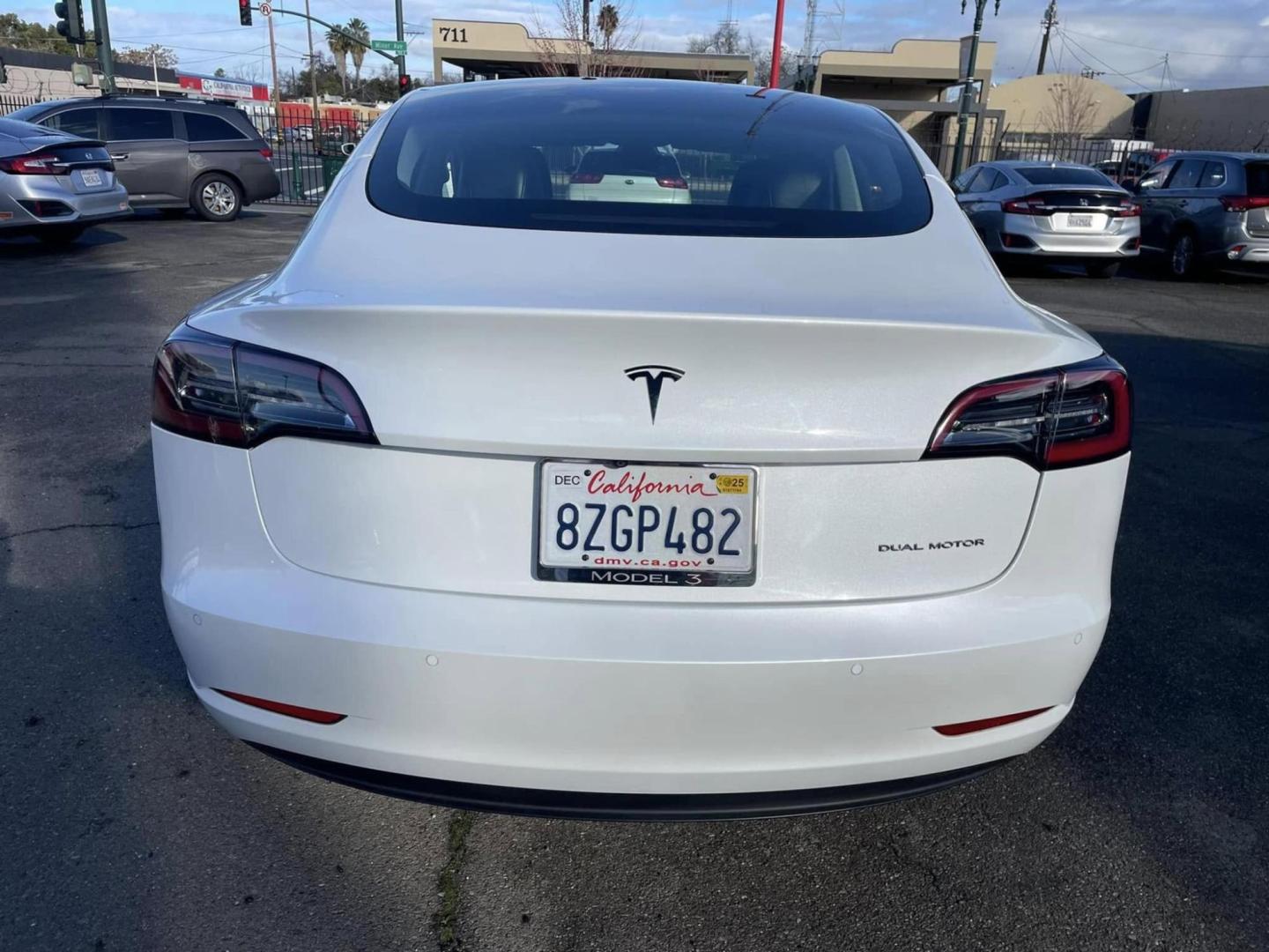 2021 WHITE Tesla Model 3 Long Range (5YJ3E1EB1MF) with an ELECTRIC engine, 1A transmission, located at 722 E Miner Ave, Stockton, CA, 95202, (209) 871-6645, 37.956711, -121.282310 - PLUS TAXES AND FEES NO CHARGER AVAILABLE - Photo#13