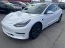 2021 WHITE Tesla Model 3 Long Range (5YJ3E1EB7MF) with an ELECTRIC engine, 1A transmission, located at 722 E Miner Ave, Stockton, CA, 95202, (209) 871-6645, 37.956711, -121.282310 - PLUS TAXES AND FEES NO CHARGER AVAILABLE - Photo#3