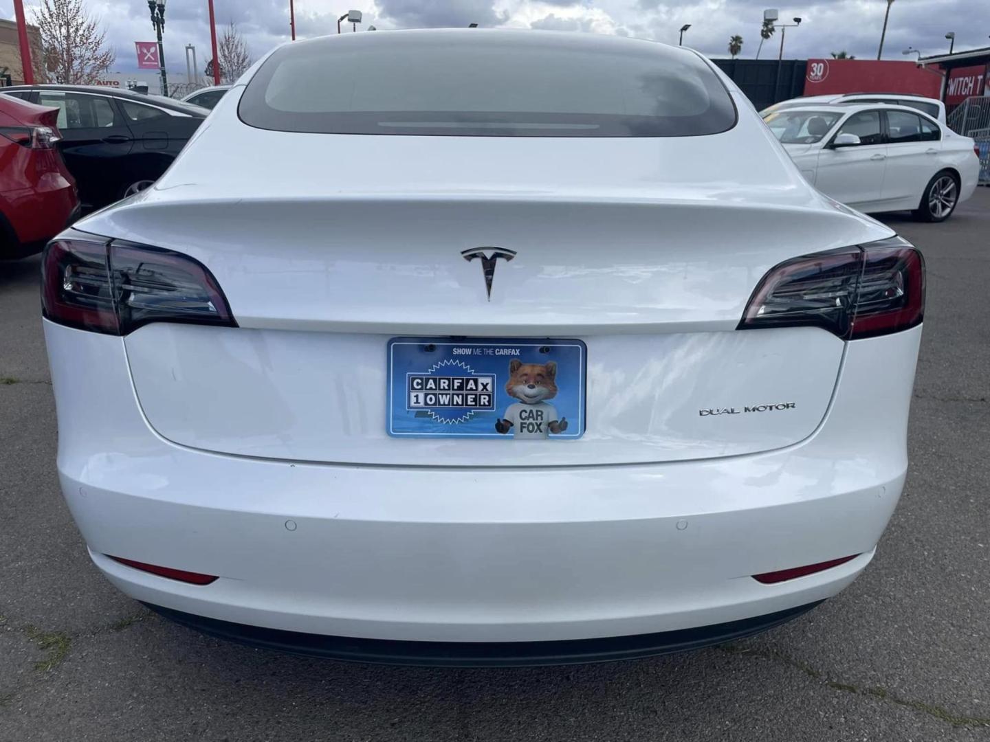 2021 WHITE Tesla Model 3 Long Range (5YJ3E1EB7MF) with an ELECTRIC engine, 1A transmission, located at 722 E Miner Ave, Stockton, CA, 95202, (209) 871-6645, 37.956711, -121.282310 - PLUS TAXES AND FEES NO CHARGER AVAILABLE - Photo#16